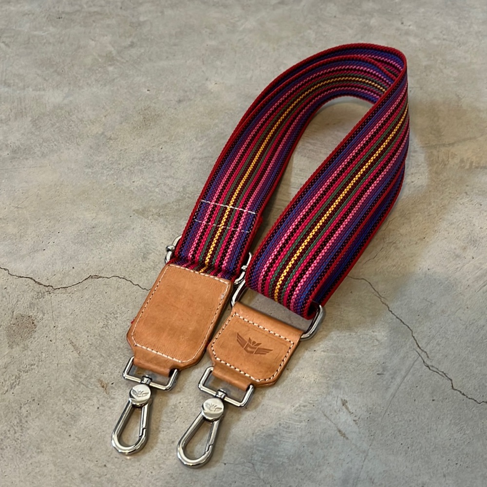 Consuela - PINK WEBBING CROSSBODY STRAP